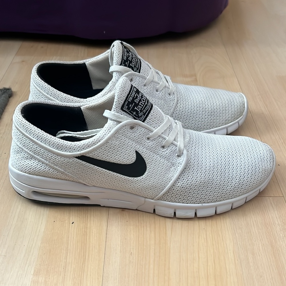 Used Mens Nike Stefan Janoski Air SB White US Shoe Size 9